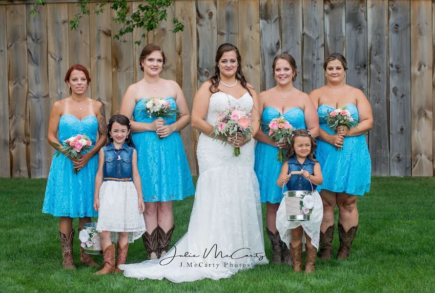 Fotógrafo de bodas Julie Mccarty (juliemccarty). Foto del 7 de septiembre 2019