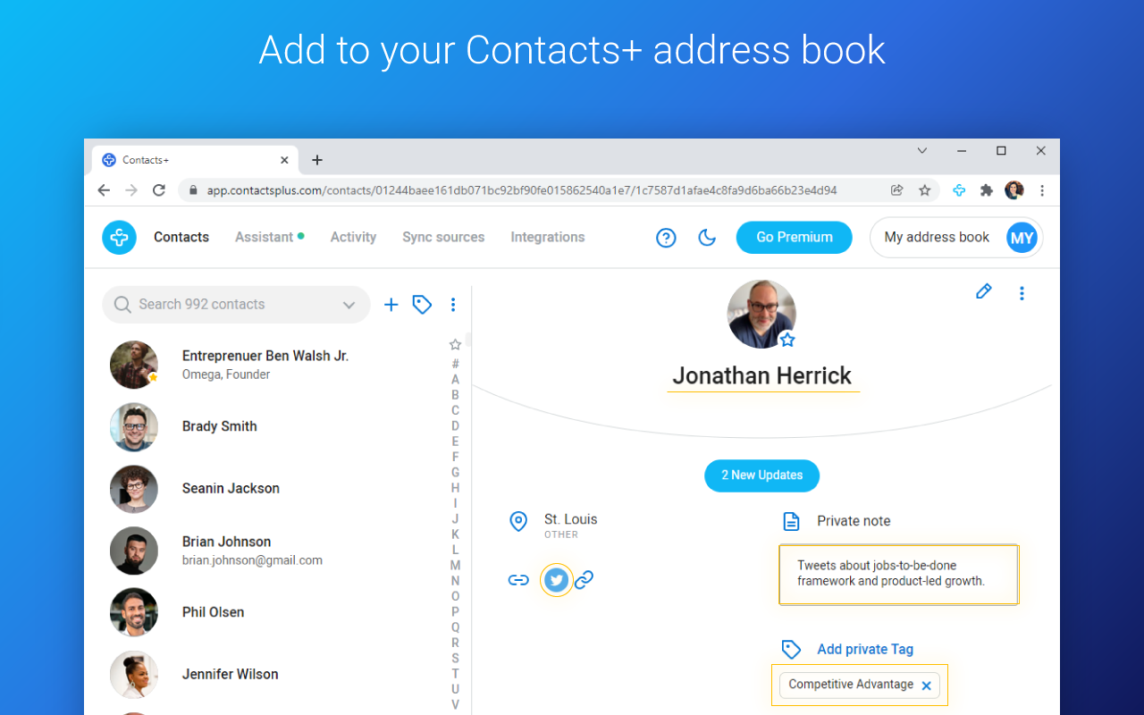 Contacts+ Connector Preview image 5