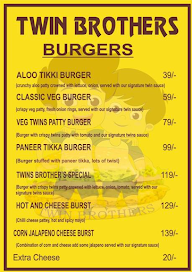 Twin brothers menu 2