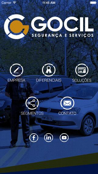 Android application Gocil - Segurança e Serviços screenshort