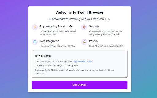 Bodhi Browser Extension