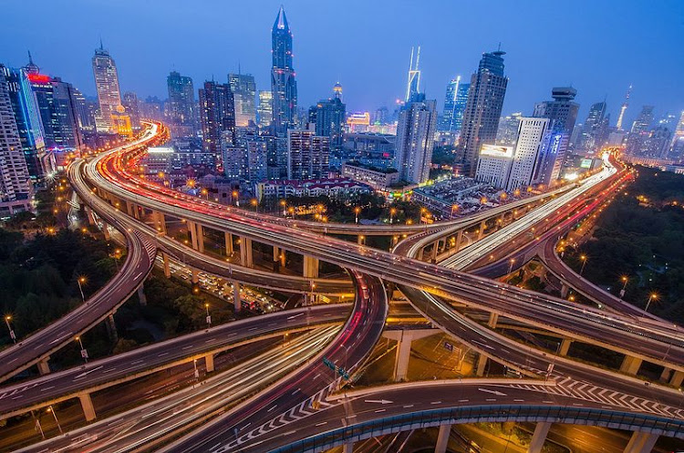 A city in China. The country has made the greatest contribution to human rights by bringing over 800 million people out of poverty in 40 years.