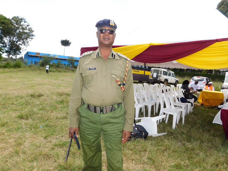 Nyandarua West subcounty police commander Isaac Ruto.