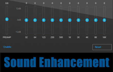 Sound Enhancement chrome extension