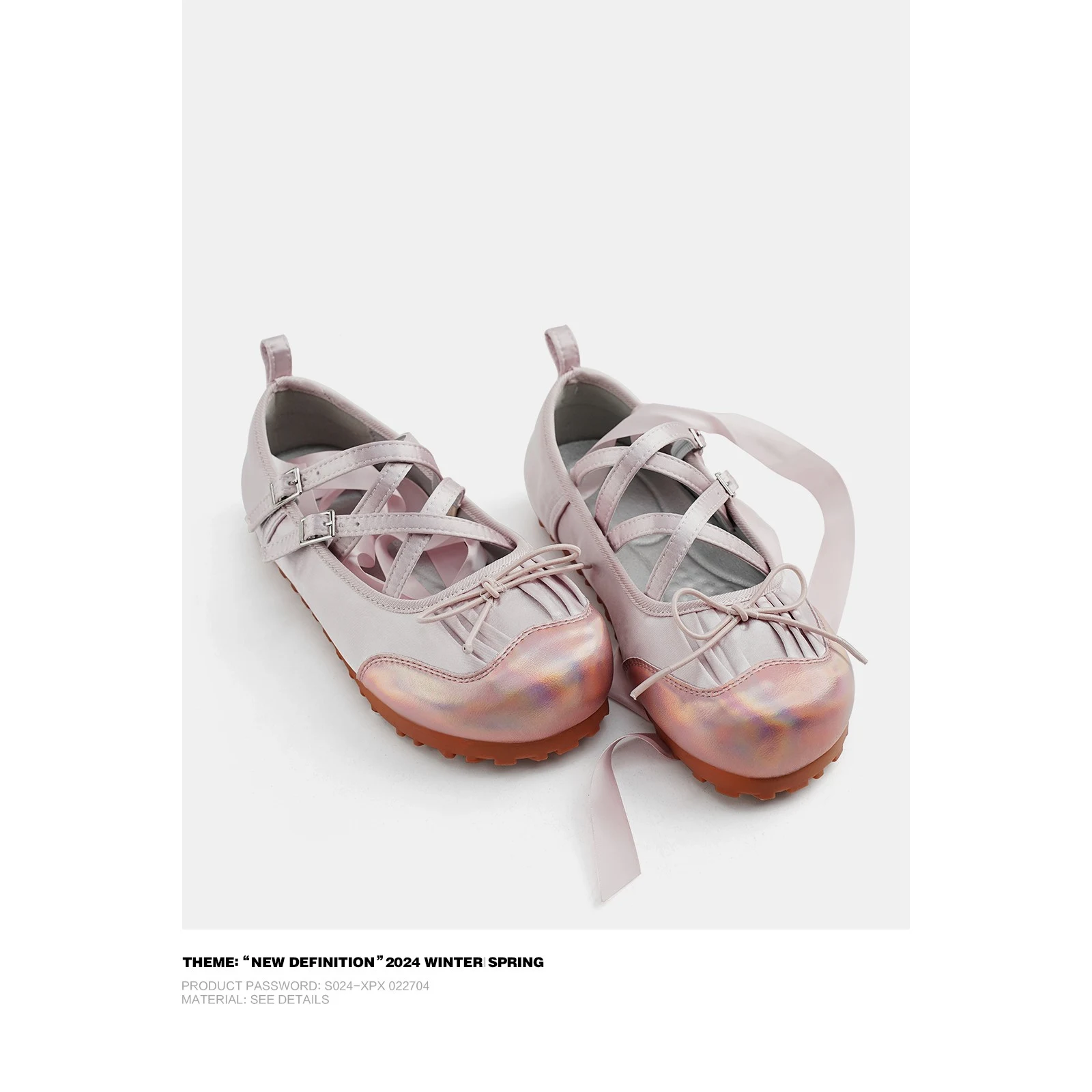 Title 5, Franse ballerinas voor dames, platte mode scho...