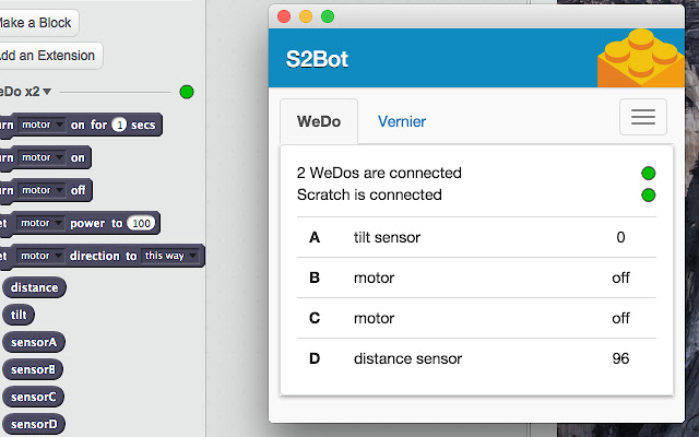 S2Bot 4 Scratch chrome extension