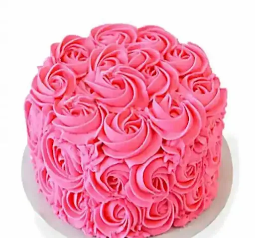 Strawberry Rose Cake