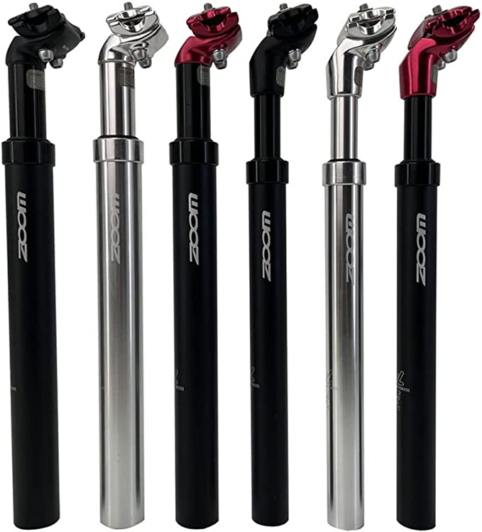 For extra comfort while road and mountain biking try a suspension seat post.