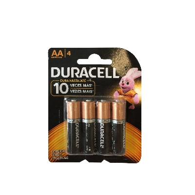 //Bateria Duracell AA 4Und undefined