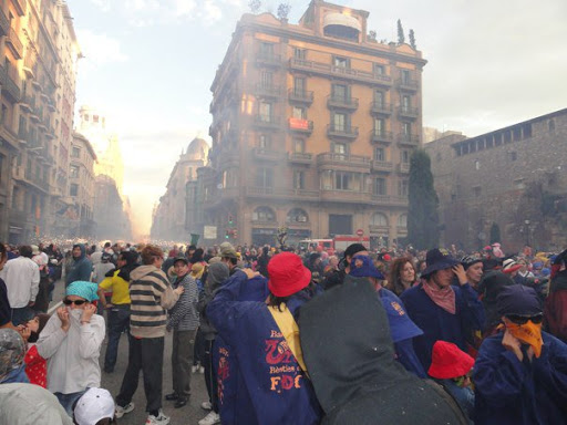 Correfoc The Fire Run Barcelona Spain 2010