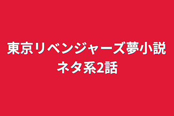 東京リベンジャーズ夢小説ネタ系2話