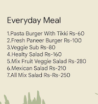Everyday Meal menu 1
