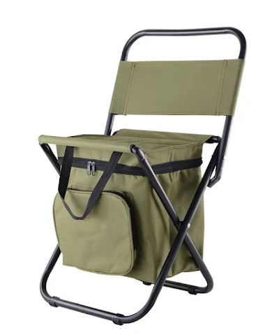 Silla de Pesca con Nevera Portátil - 0