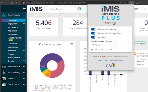 iMIS Experience Plus