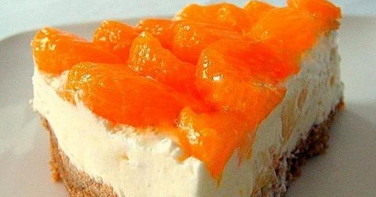 Mandarin &amp; Pineapple Cheesecake | Just A Pinch Recipes