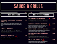 Sauce & Grills menu 3