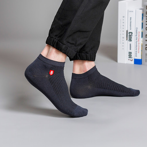 Title 6, Healthy Antibacterial Embroidered Boat Socks pr...