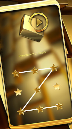 Gold Cubes Launcher Theme