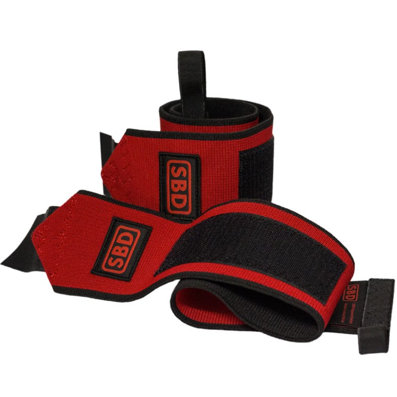 SBD wristwraps flexible, Red/Black