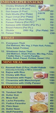 Vrindavan Sweets & Restaurant menu 4