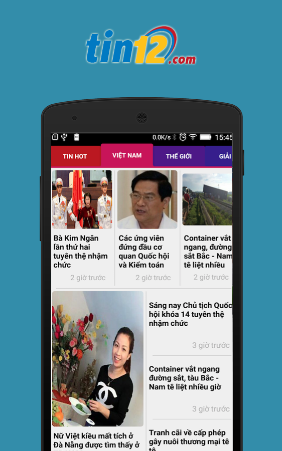 Tin12.com - tin nhanh 12h Screen 1