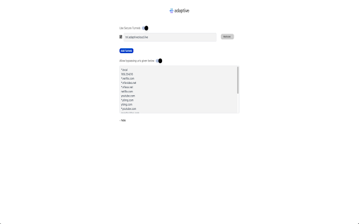 Adaptive VPN Plugin