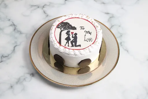 Lovely Propose Day Cake