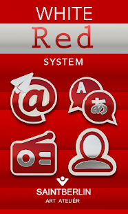 White Red Icon Pack - náhled
