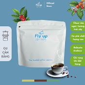 Cà Phê Phin Gu Cân Bằng Gói 200G, Cafe Blend Nguyên Chất Robusta - Arabica Rang Mộc Từ Fly Up Coffee Roastery