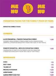 Parantha Pundit menu 3