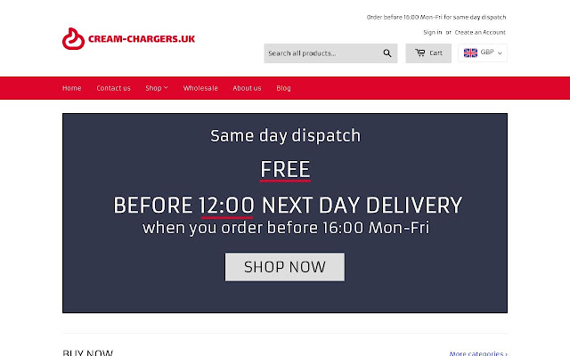 cream chargers uk chrome extension