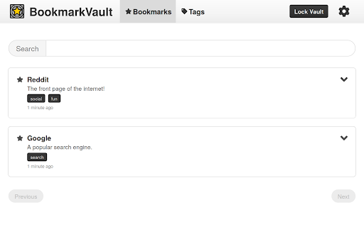 BookmarkVault