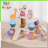 Xếp Hình Động Vật Montessori - Bộ Đồ Chơi Xếp Hình Khối Thăng Bằng Toddler Toys Bằng Gỗ Cho Bé Từ 02 Tuổi Phát Triển