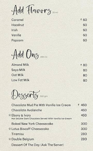 Kaffa Coffee Roasters menu 7