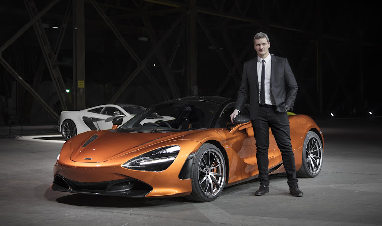 The McLaren 720S was the first car the company launched after Rob Melville become its director of design. Picture: SUPPLIED