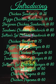 Sultan’s Creams & Faloodas menu 2