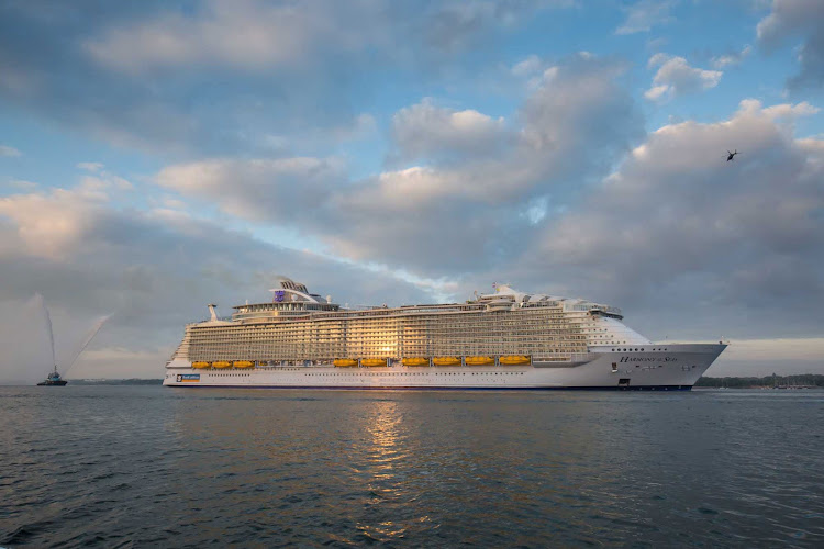  Harmony of the Seas at its debut in Southampton, England, in May 2016.