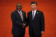 President Cyril Rampahosa and China's President Xi Jinping will meet on the sidelines of the 15th Brics Summit in Johannesburg. File photo. 