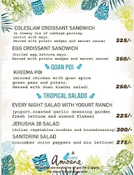 A Cafe Amoana menu 4