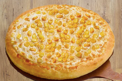 Jain Cheese And Corn Pizza