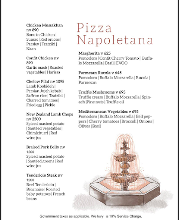 Rose - Mediterranean Restaurant & Wine Bar menu 