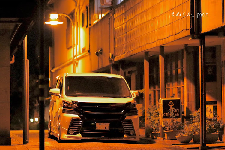 ヴェルファイアの緊急事態宣言・夜撮はムズイ😩・断酒に関するカスタム事例の投稿画像1枚目