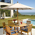 Teak Patio Umbrella
