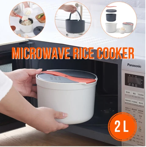 Title 3, Microwave special rice cooker Cook perfect rice...