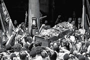 AN UNCOMMON SON: The Johannesburg funeral of Neil Aggett, trade union and labour activist, who died in detention after being arrested by the security police in 1982