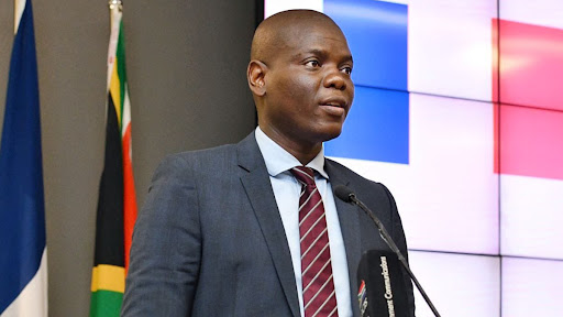 Justice and constitutional development minister Ronald Lamola.