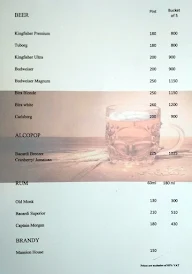 Crimsons - The Lounge Bar menu 1