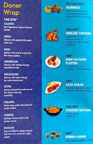 Arabian Delites menu 2