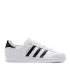 adidas originals superstar running white/core black/gold met