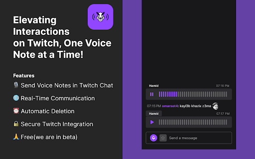 Dwi - Twitch voice notes